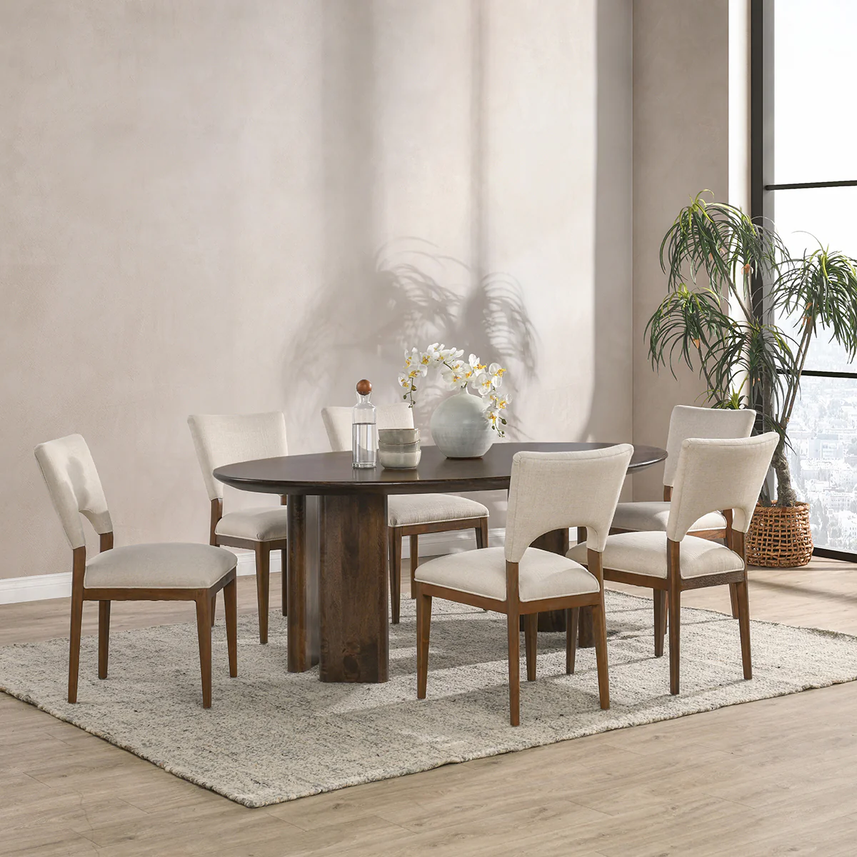 Norwood Dining Table - Bark Brown - Image 8