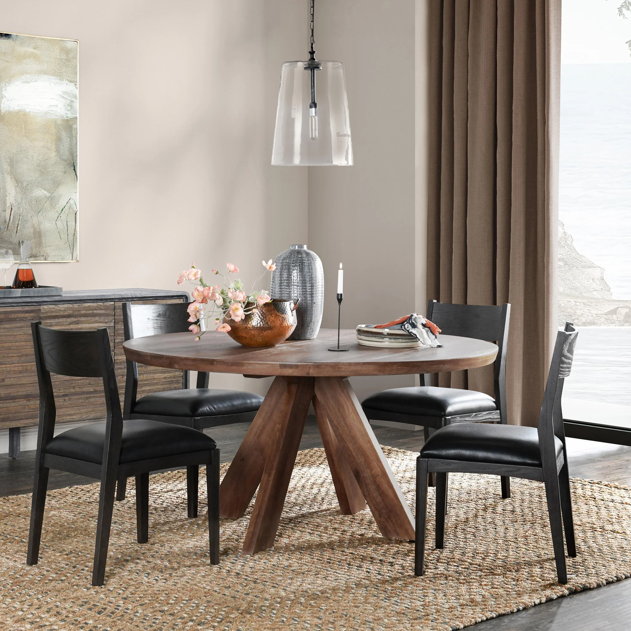 Rodrigo Dining Table - Hickory Brown - Image 7