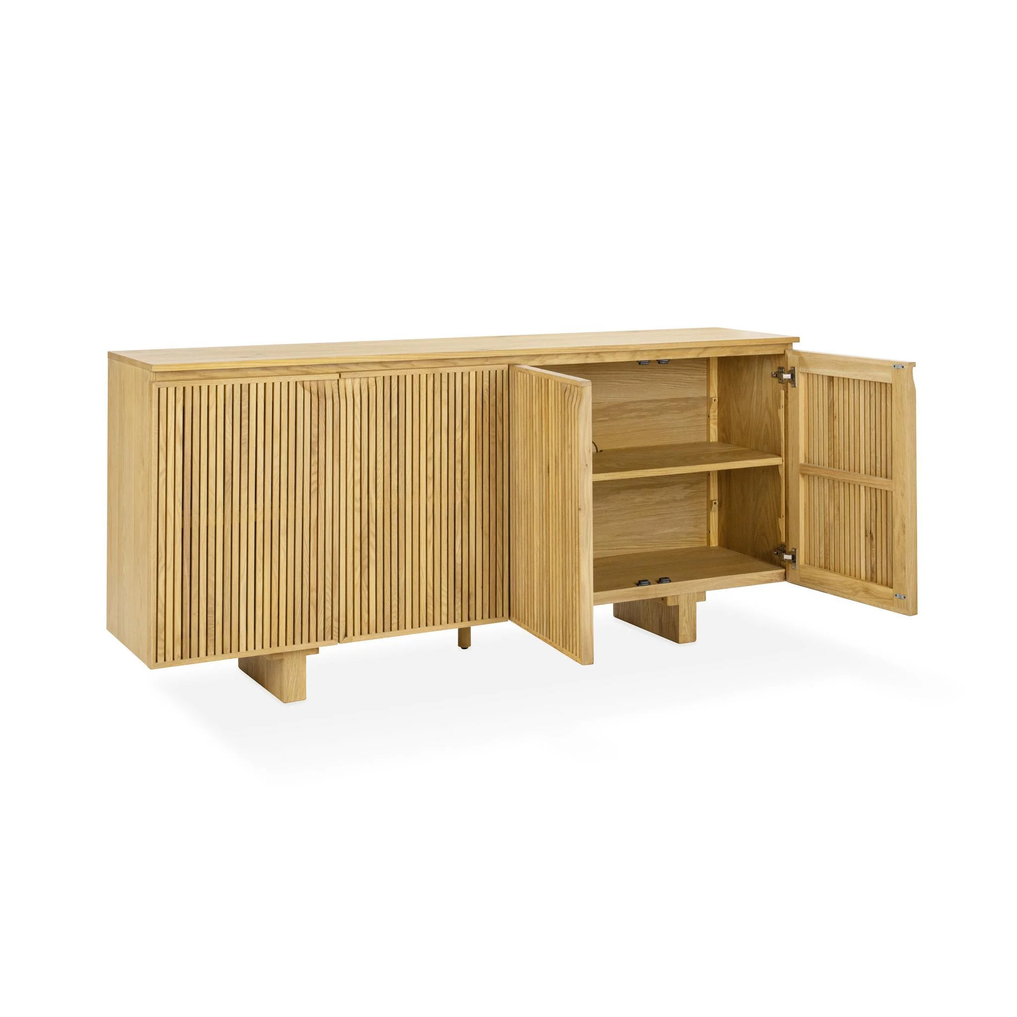 Roya 4 Door Cabinet - Natural - Image 4