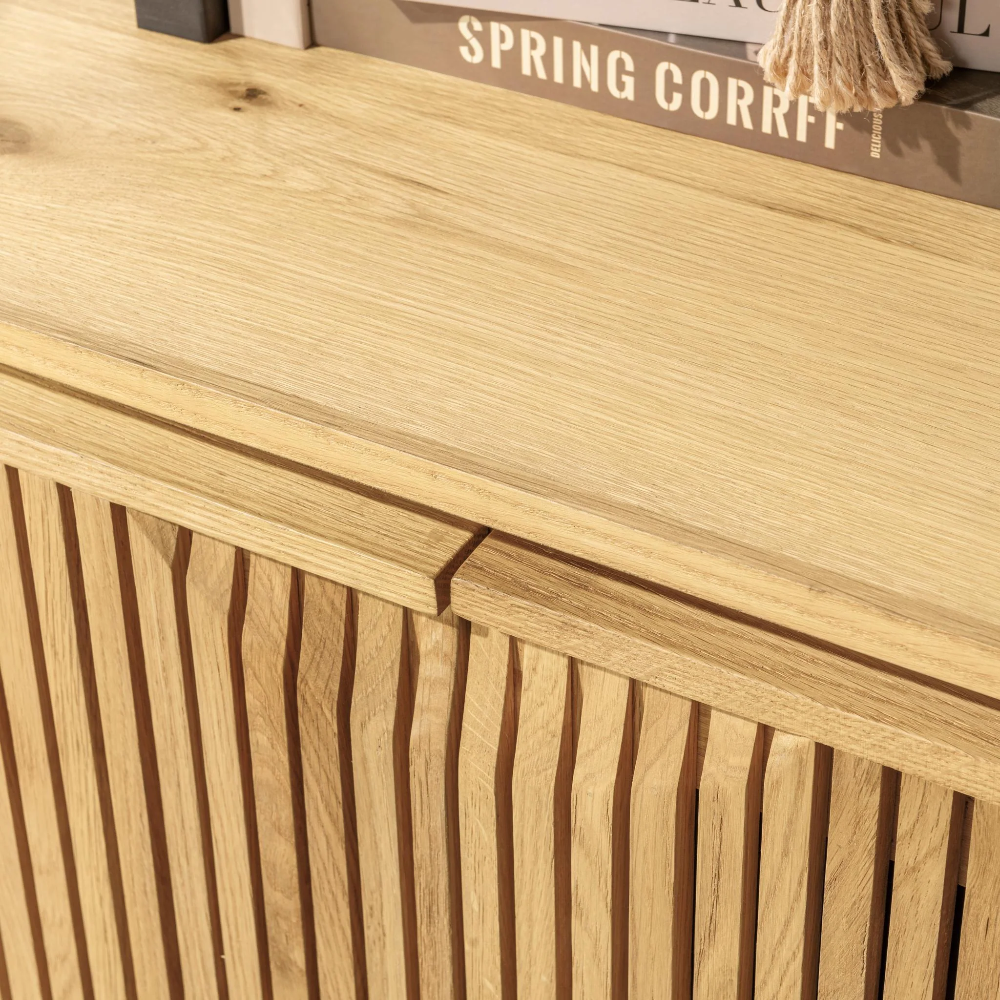 Roya 4 Door Cabinet - Natural - Image 7