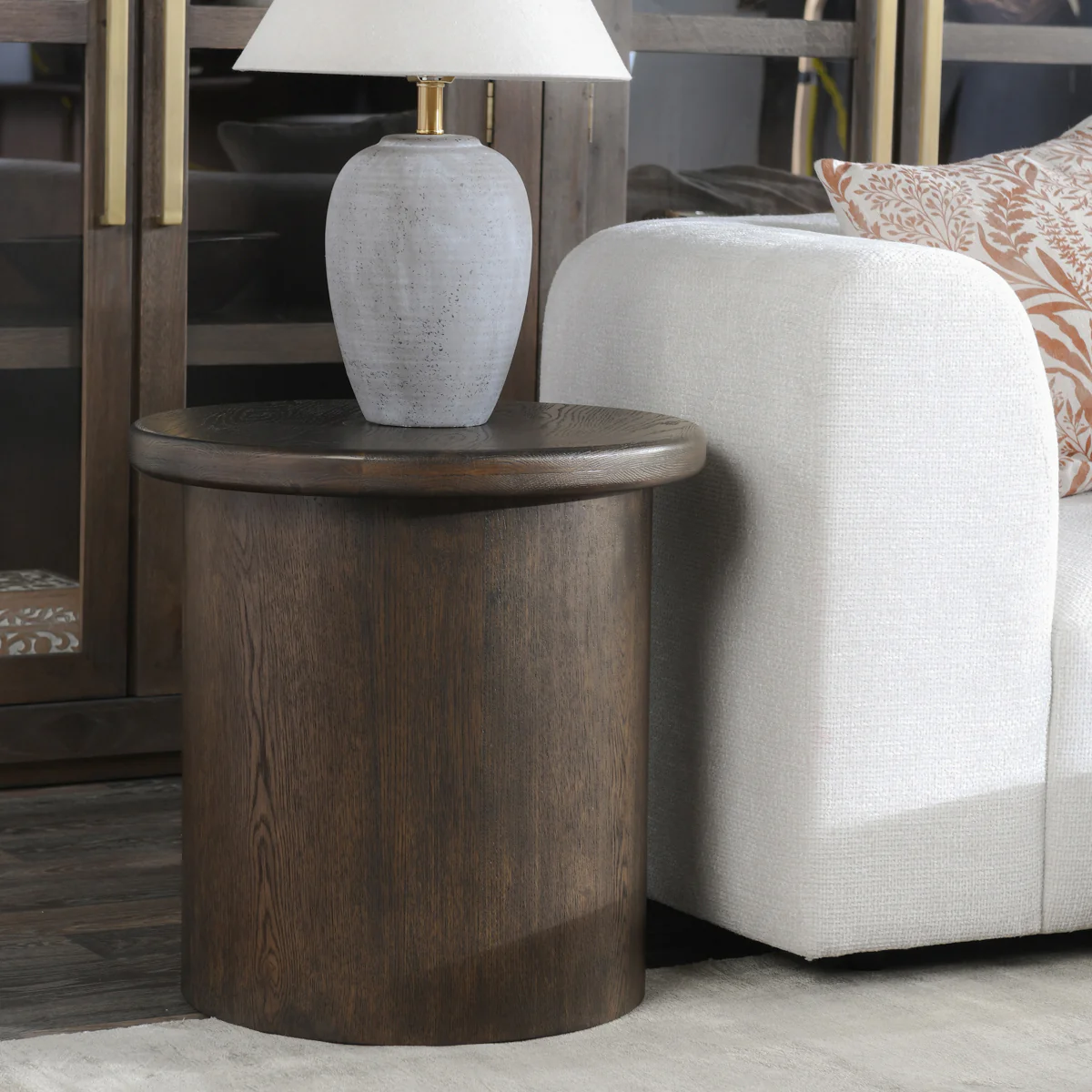 Runa End Table - Coffee Brown - Image 4