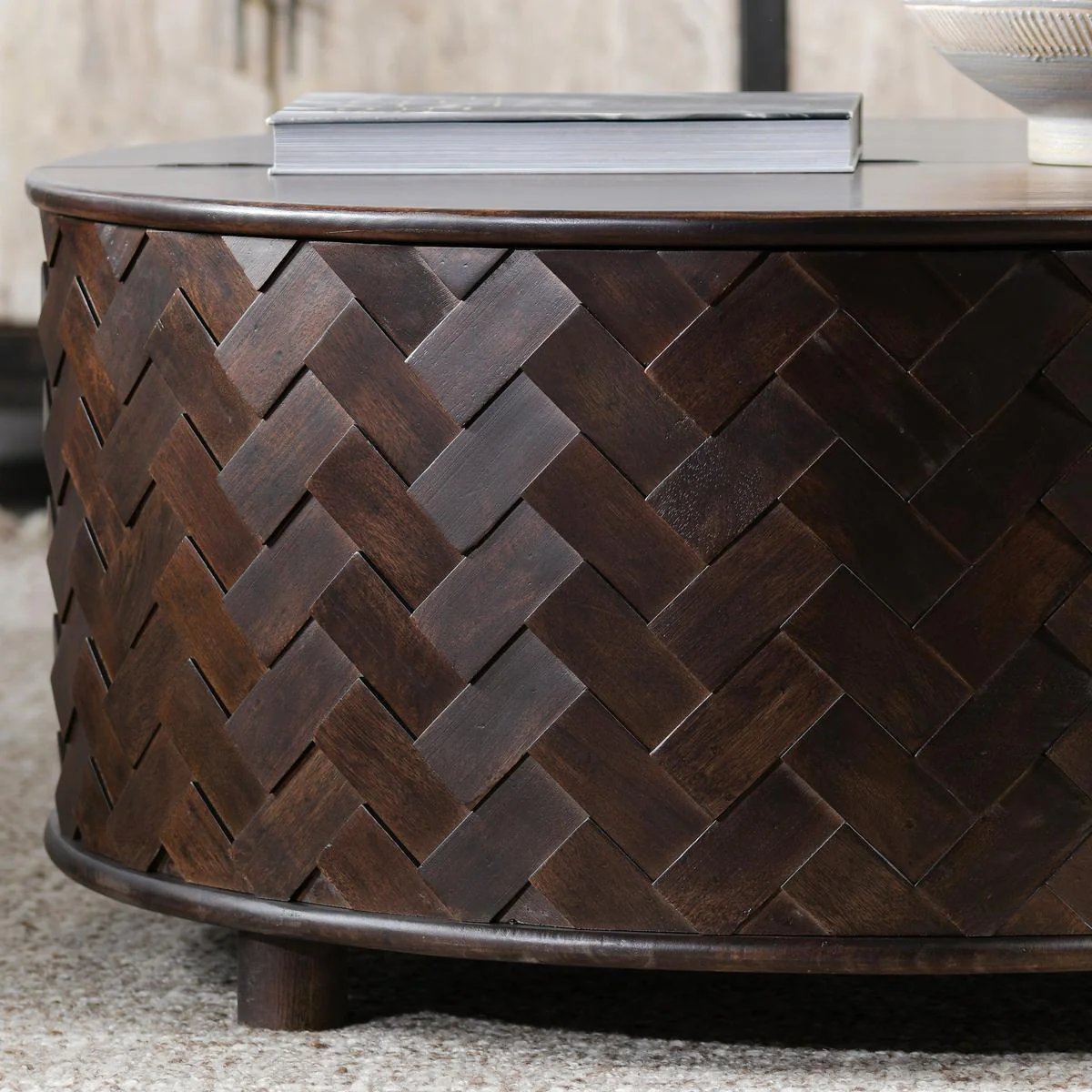 Shira Storage Coffee Table - Kona Brown - Image 10