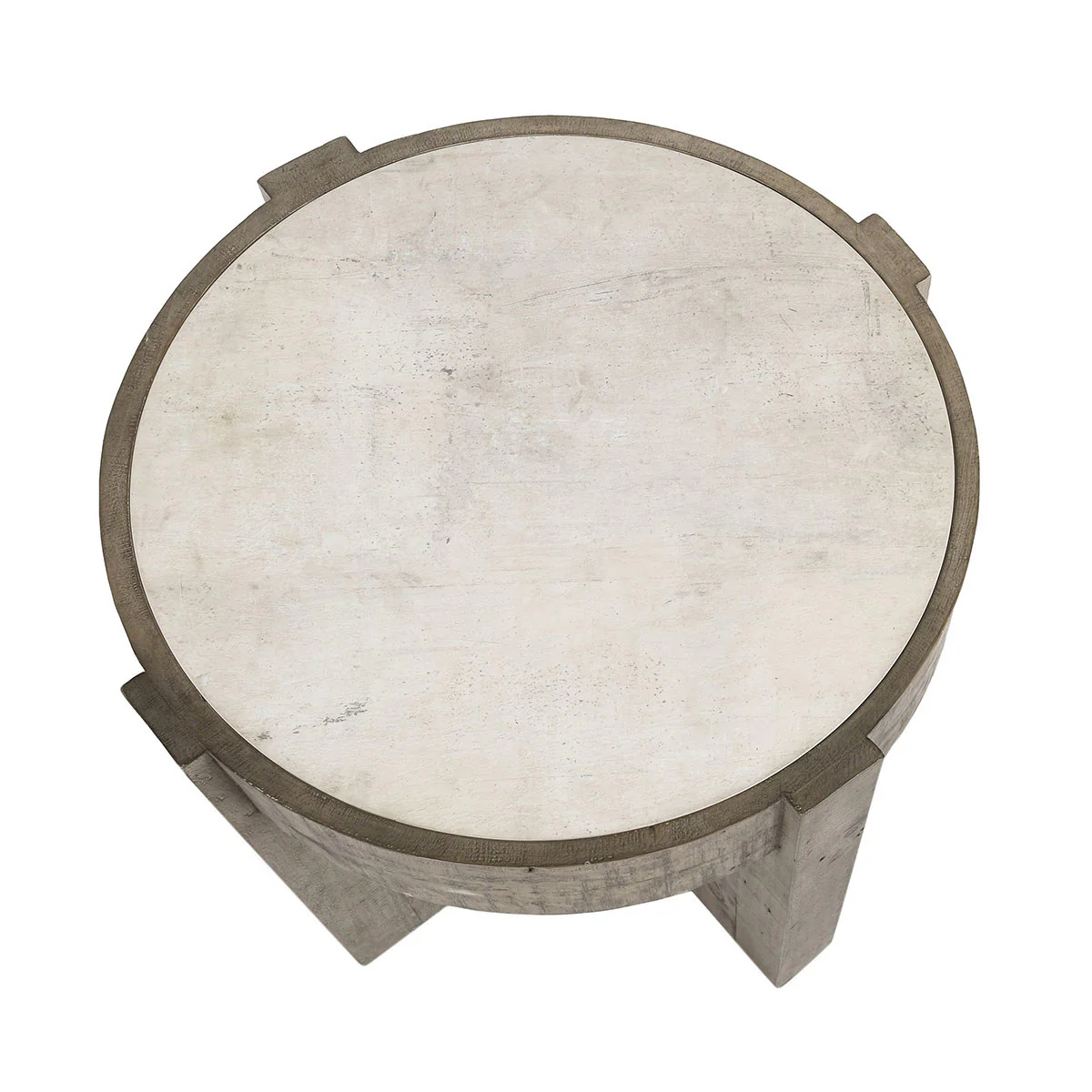 Sonoma End Table - Antique White/Distressed Gray - Image 3