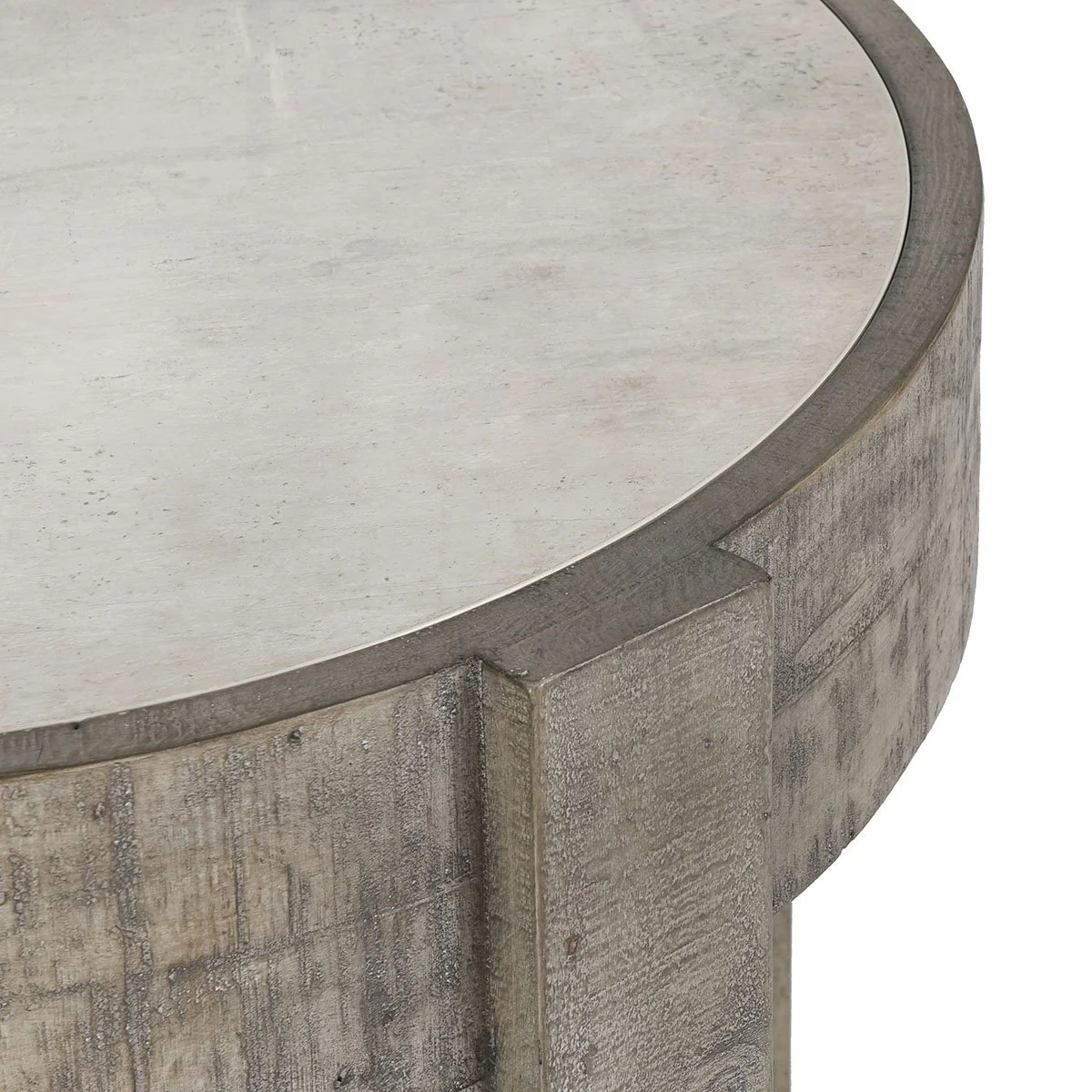 Sonoma End Table - Antique White/Distressed Gray - Image 4