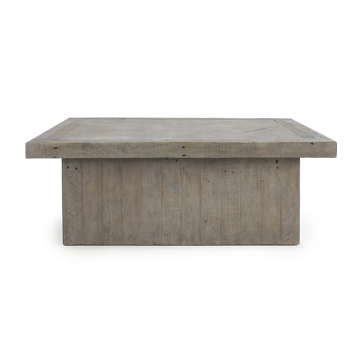 Stonebridge Square Coffee Table - Distressed Gray - Image 3