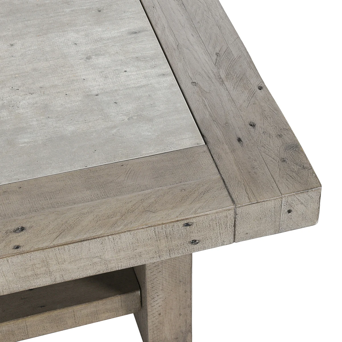 Stonebridge Square Coffee Table - Distressed Gray - Image 5
