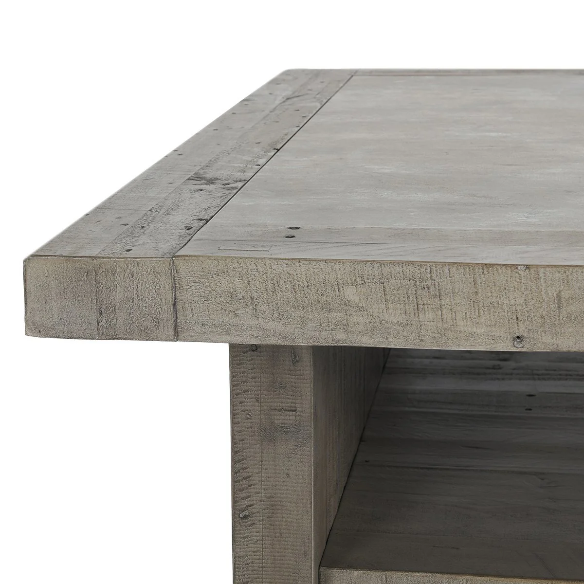 Stonebridge Square Coffee Table - Distressed Gray - Image 6