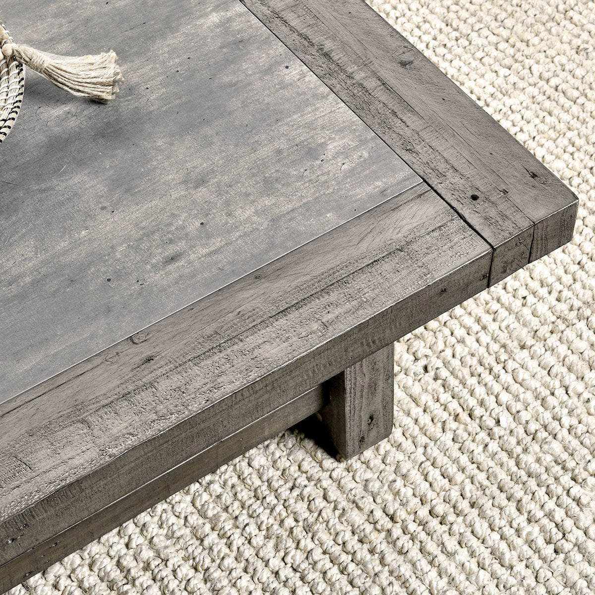 Stonebridge Square Coffee Table - Distressed Gray - Image 8