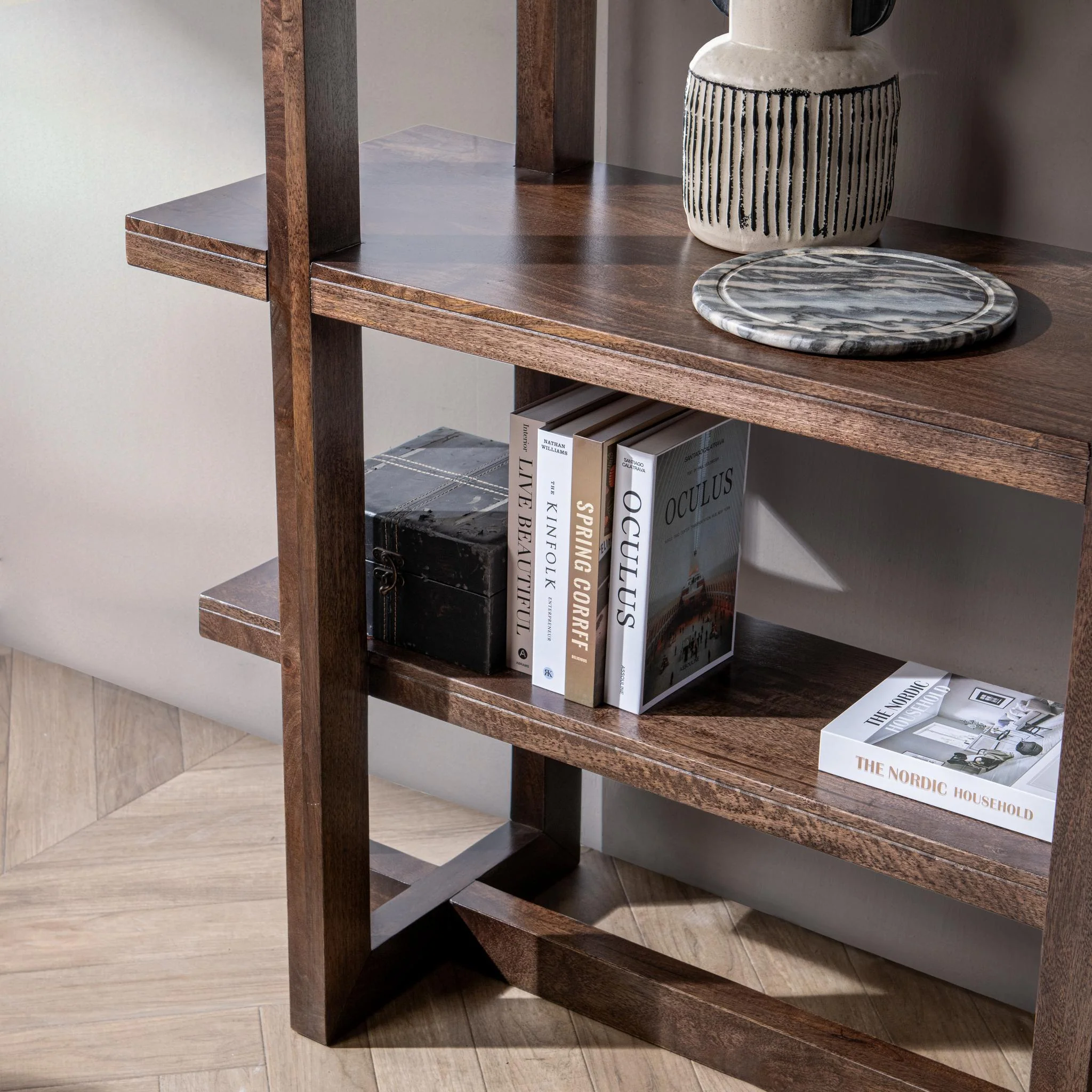 Sydney Bookcase - Bark Brown - Image 7
