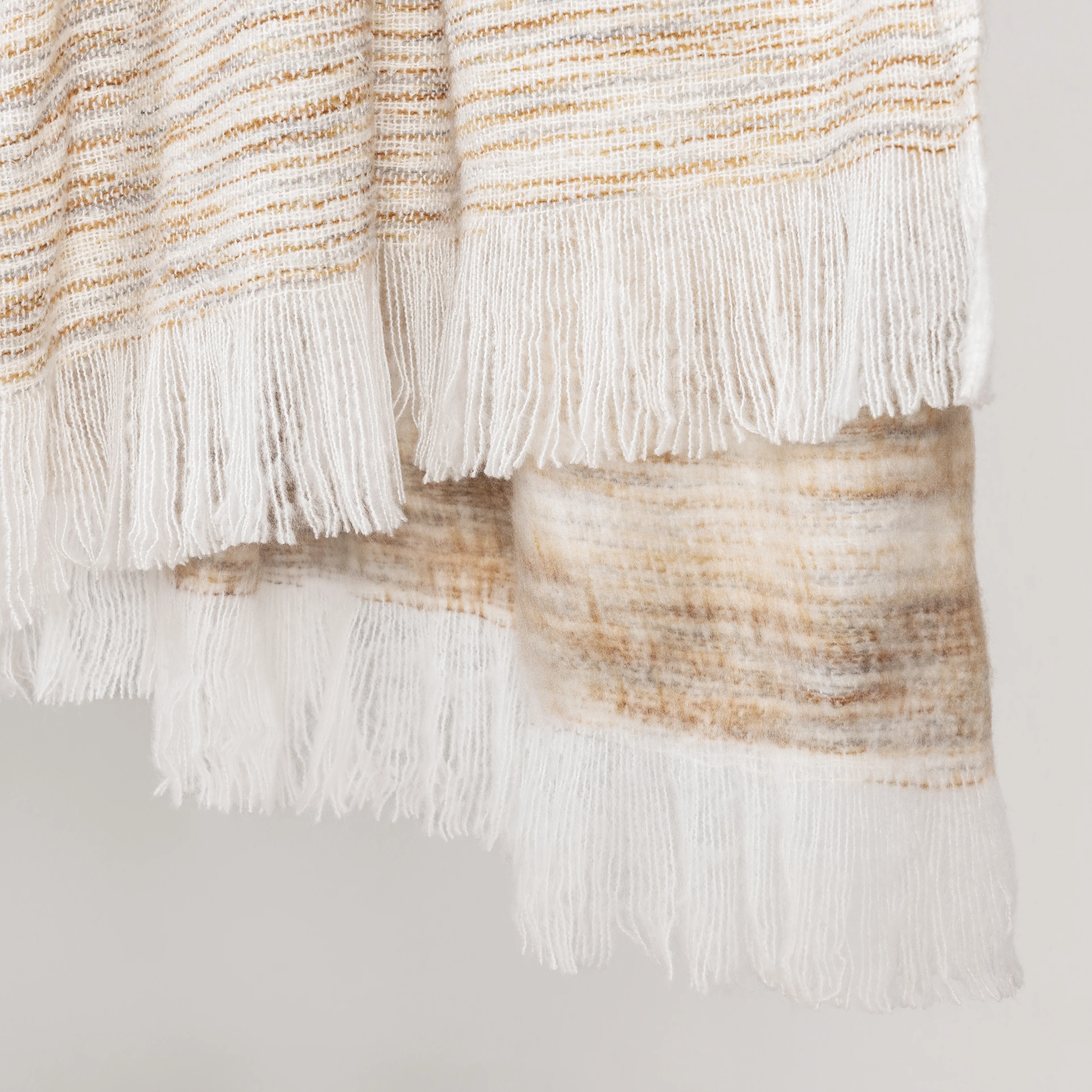 TC Albedo Throw 50x70 - Ivory/Rust - Image 3