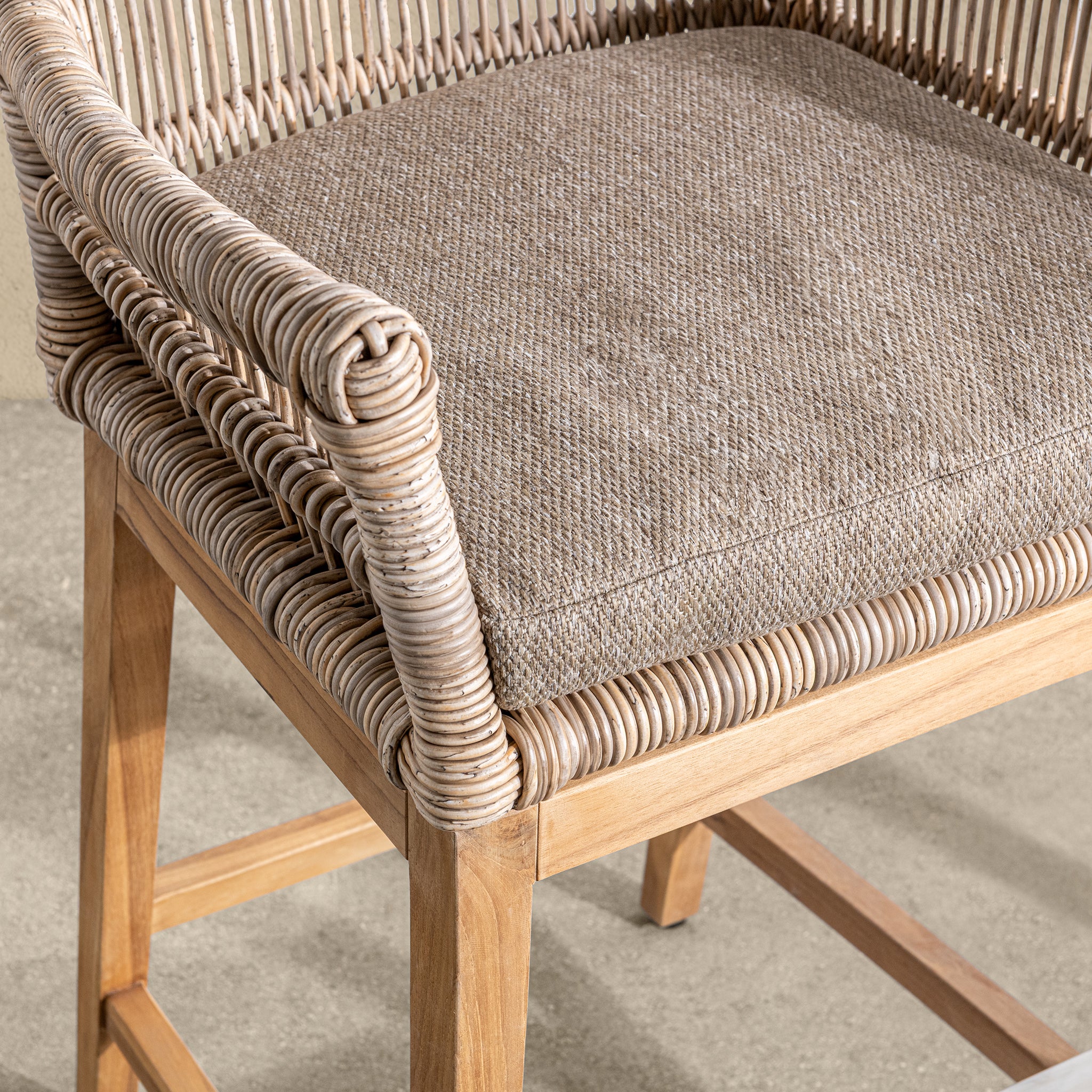 Valerie Outdoor Counter Stool - Natural - Image 11