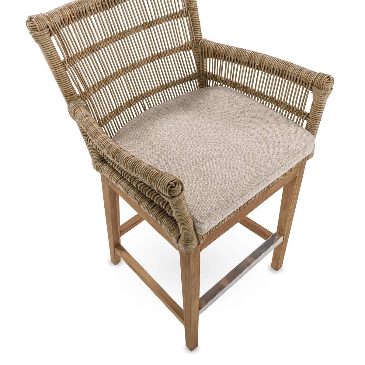 Valerie Outdoor Counter Stool - Natural - Image 5