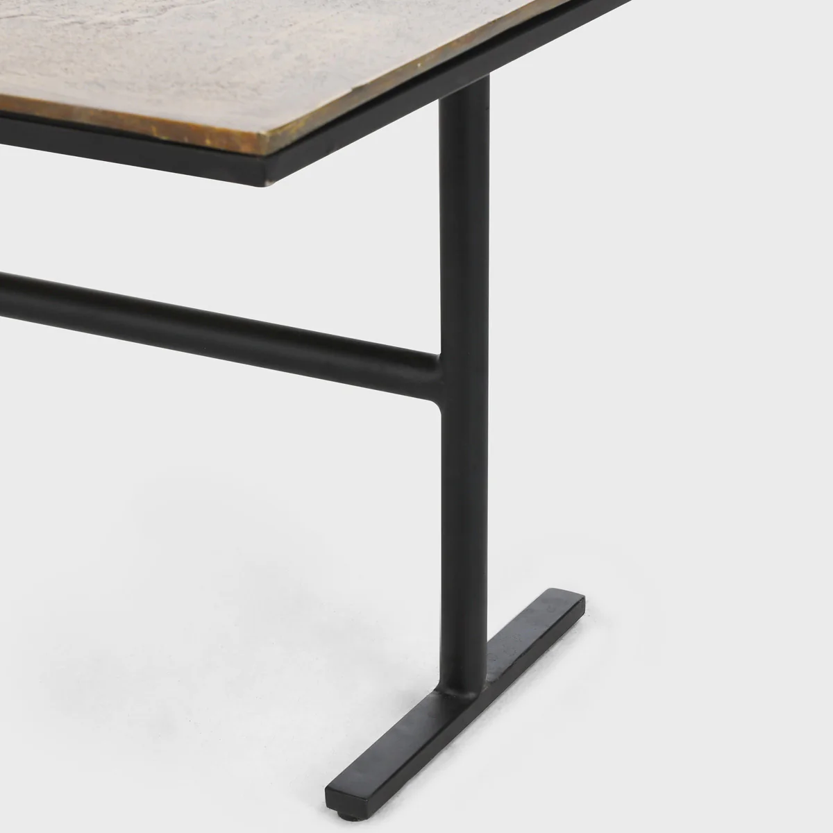 Wagner Cast Aluminum Rectangle Coffee Table - Dark Antique - Image 10