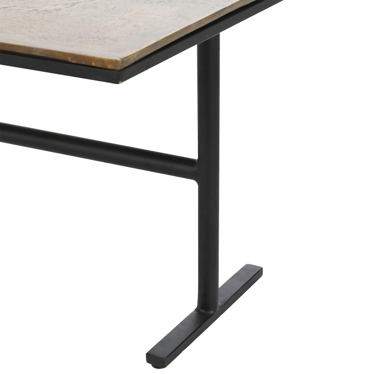 Wagner Cast Aluminum Rectangle Coffee Table - Dark Antique - Image 8