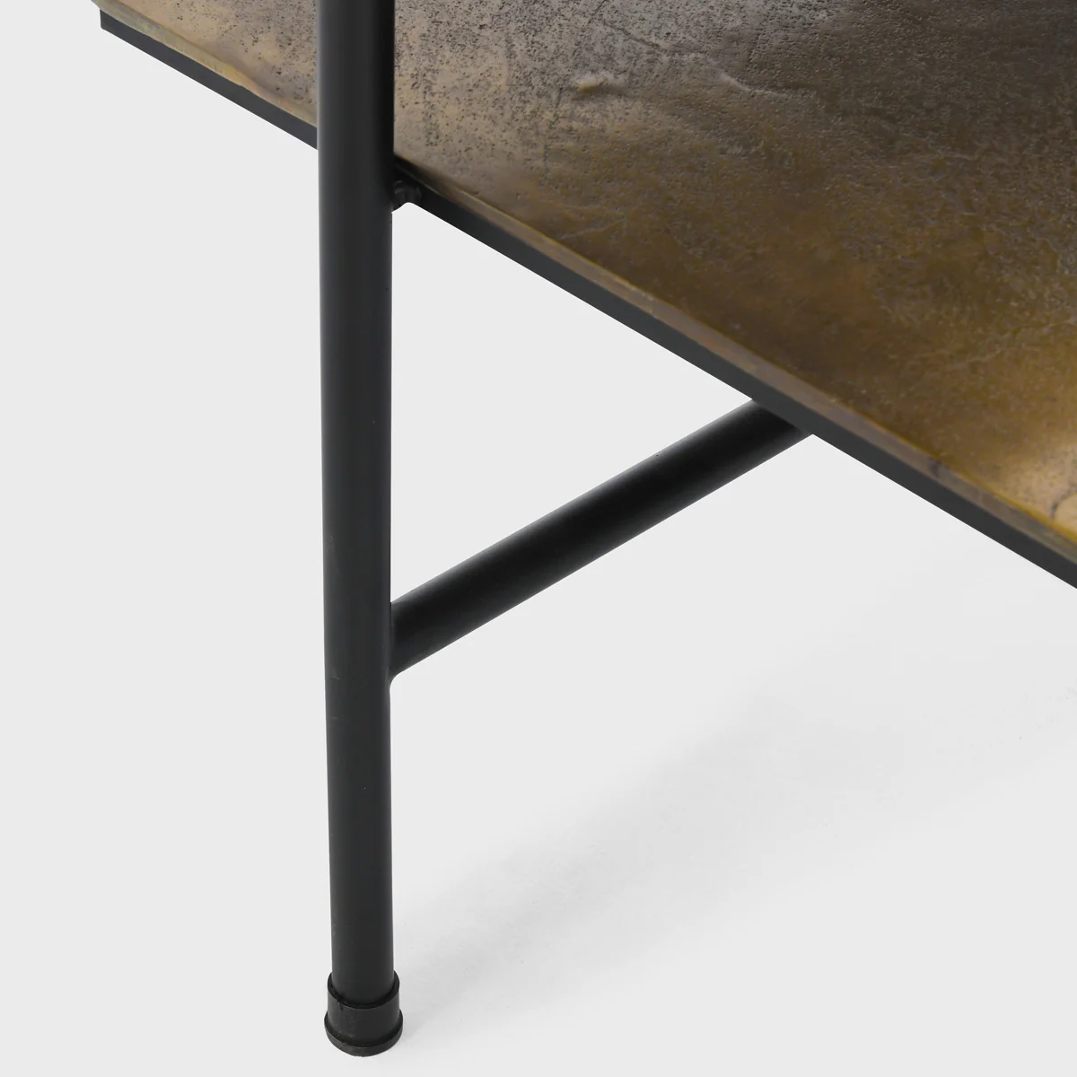 Wagner Cast Aluminum Rectangle Coffee Table - Dark Antique - Image 9