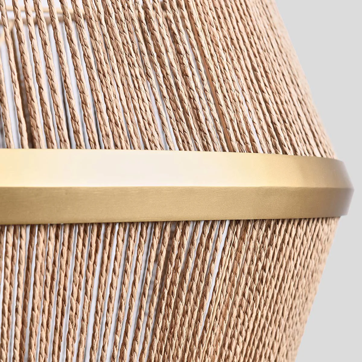 Wendy Rattan Round Chandelier - Image 4