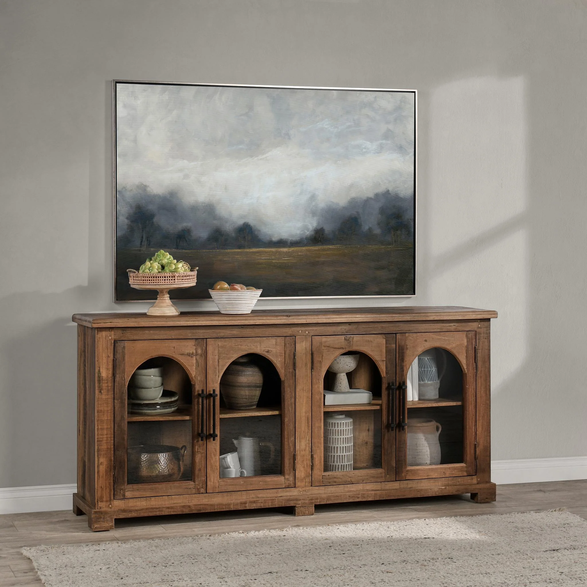 Zion 4 Door Cabinet - Image 10
