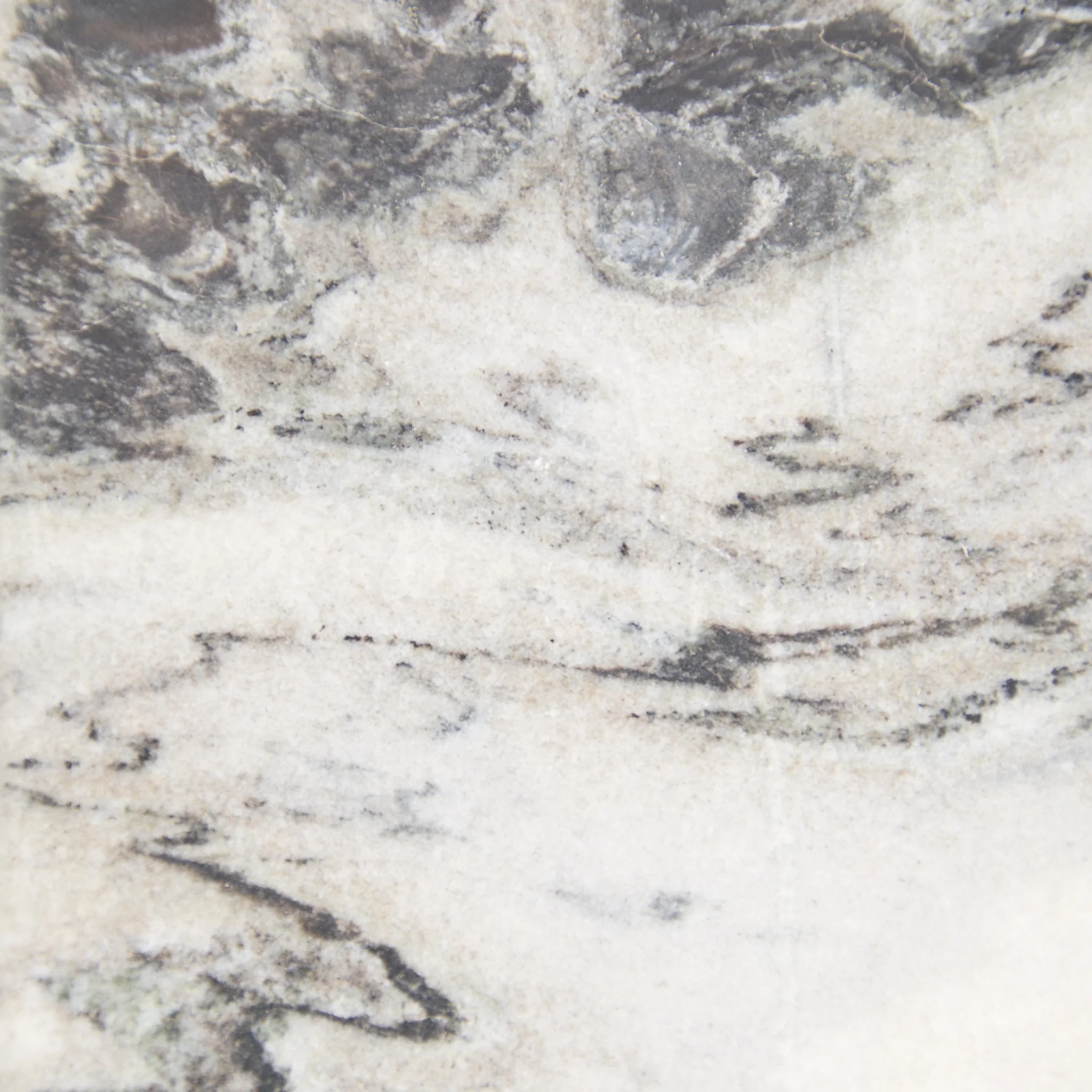 Zora Marble Round End Table - Charcoal Gray - Image 6